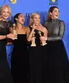 Ajang bergengsi Golden Globe kembali dihelat di tahun 2018 ini untuk yang ke-75 kalinya. Tak seperti biasanya, ada pemandangan unik yang datang dari sejumlah aktris cantik saat itu. (AFP/Frederic J.Brown)