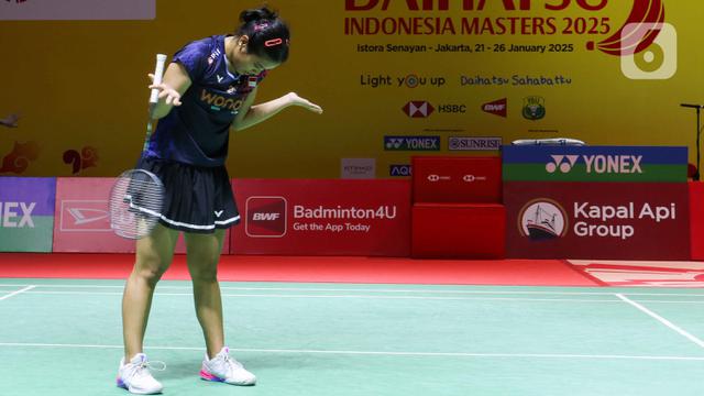 Jatuh Bangun, Gregoria Mariska Tunjung Rebut Tiket Laga Perempat Final Indonesia Masters 2025