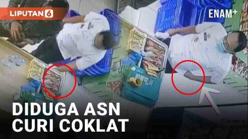 VIDEO: Viral Diduga ASN Curi Coklat di Kasir Minimarket