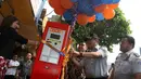 Dishub DKI Jakarta meresmikan sistem parkir meter di Jalan Sabang, Menteng, Jakarta, Jumat (25/9/14). (Liputan6.com/Faizal Fanani) 