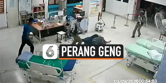VIDEO: Rekaman Dua Geng Berkelahi di Bangsal Rumah Sakit