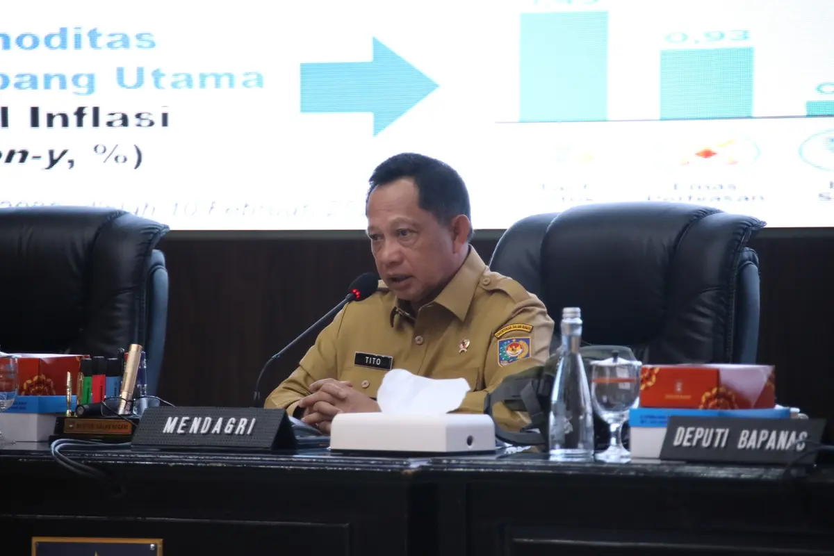 Rapat Koordinasi Pengendalian Inflasi Daerah dan Evaluasi Dukungan Pemerintah Daerah (Pemda)