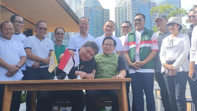 Airlangga Hartarto dan Muhaimin Iskandar