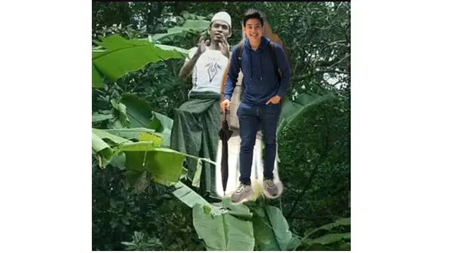 Editan Foto Jerome Polin (Sumber: Twitter/  @terkiyut