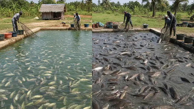 Perbandingan Ternak Lele dan Nila