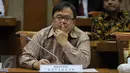 Menteri Keuangan Bambang Brodjonegoro saat mengikuti Rapat Kerja (Raker) dengan  Komisi XI DPR RI, di Komples Parlemen, Jakarta, Senin (6/6).Raker juga ikut membahas  isu - isu nasional terkini. (Liputan6.com/Johan Tallo)