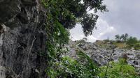 Penampakan kawasan tambang limestone milik PT SBA di Aceh Besar (Liputan6.com/Rino Abonita)