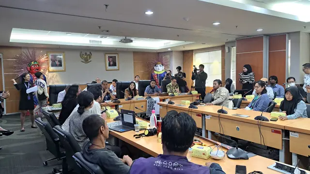 Koalisi Ibu Kota Gelar Mediasi Buntut Aksi Damai di Balai Kota DKI Jakarta, Rabu (16/8/2023).
