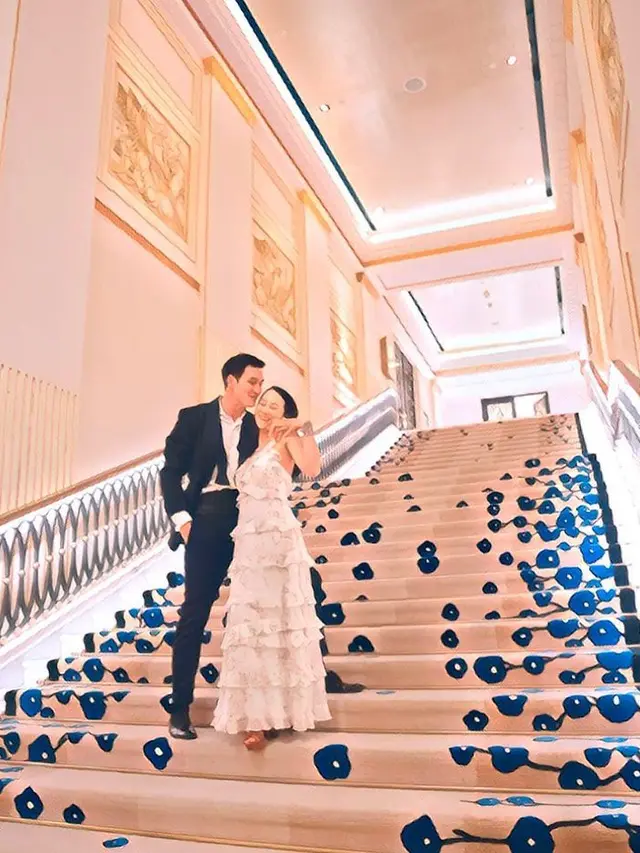 Janisaa Pradja dan Mike Lewis (Foto: Instagram/mike_lewis)