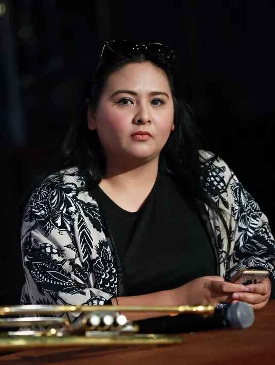 Salah satu alasan Audy untuk ikut serta dalam konser bertajuk ‘Love 15 Rio Febrian: Romantic Concert’ karena sebagai sahabat, Audy menaruh hormat kepada  Rio Febrian. (Wimbarsana/Bintang.com)