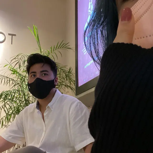 Momen kebersamaan Aquene Djorghi dan Rafi Pangestu (Foto: Instagram/@ aqueneazizdjorghi)