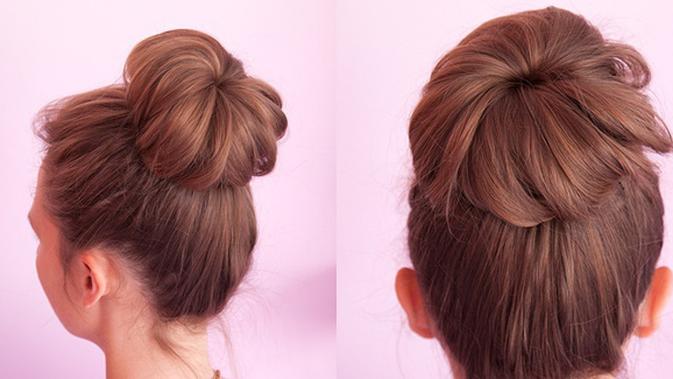Tutorial Praktis Cepol Rambut  Pakai Kaos Kaki Untuk Si 