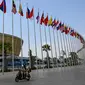 Stadion Morodok Techo akan menggelar upacara pembukaan SEA Games 2023 pada 5 Mei 2023. (Mohd RASFAN/AFP)