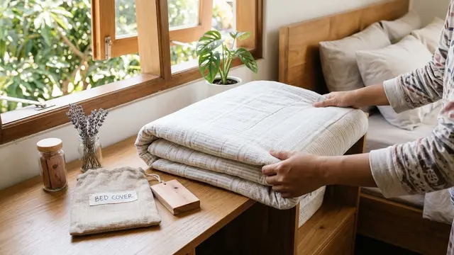 Mengatasi Bed Cover yang Cepat Bau Apek