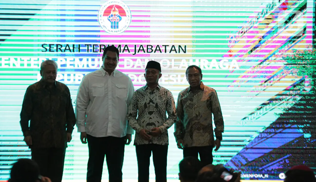 Turut hadir dalam kesempatan ini eks Menpora periode 2019-2023, Zainudin Amali. (Liputan6.com/Faizal Fanani)