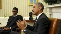 Buhari dan Obama di Gedung Putih (Reuters)