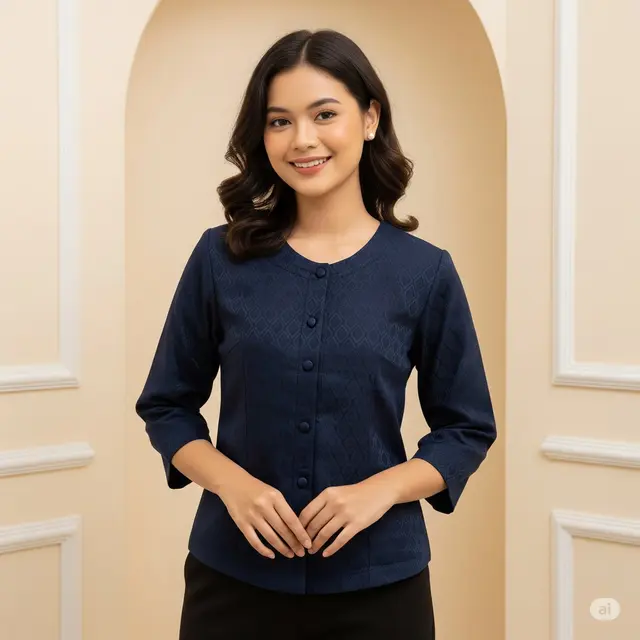 Model Baju Brokat Bangkok Terbaru. Foto: Gemini