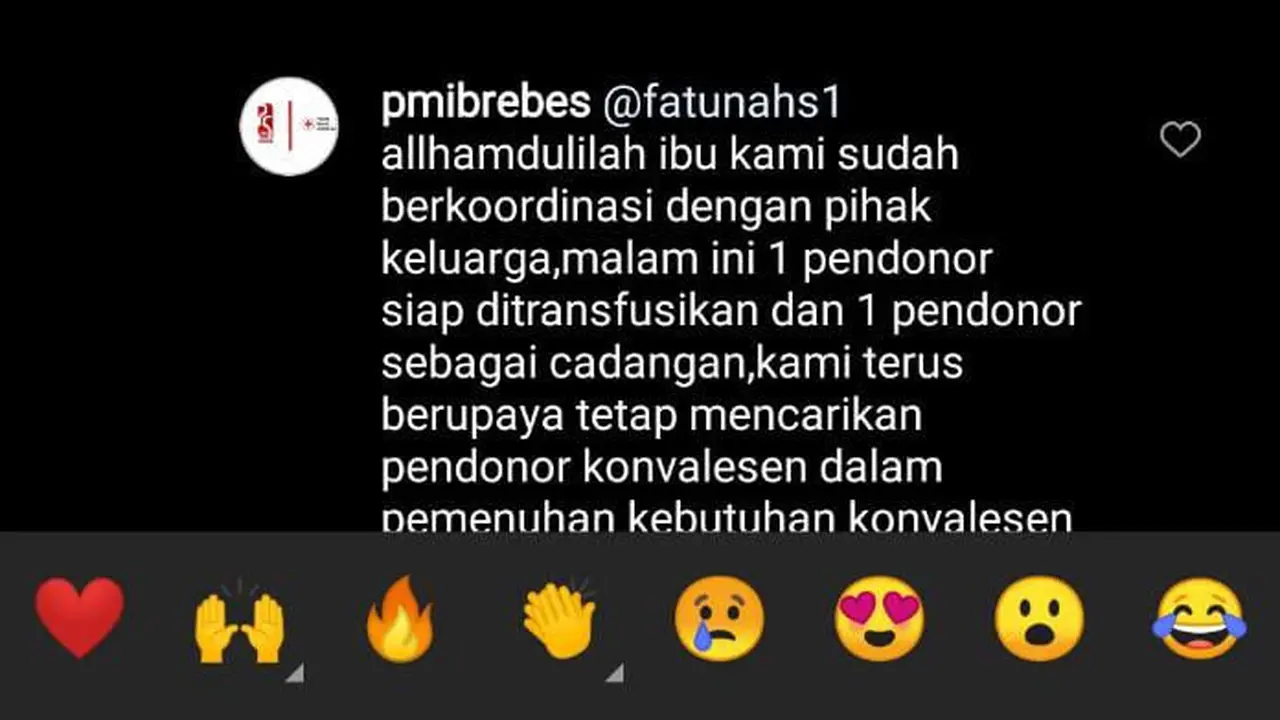 Warga Brebes memention Wagub Jateng Gus Yasin demi peroleh plasma konvalesen untuk keluarganya. (Foto: Istimewa)
