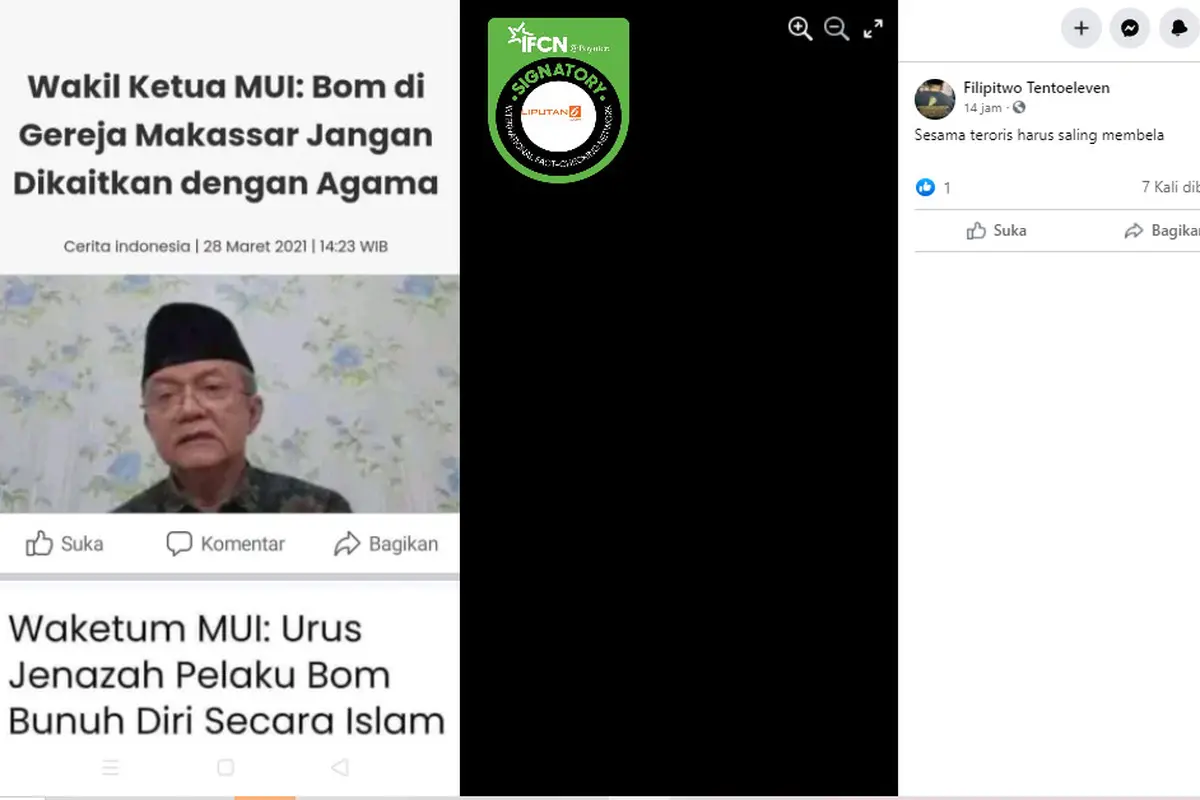 Cek Fakta Liputan6.com menelusuri klaim pernyataan Waketum MUI KH Anwar Abbas tentang mengurus pelaku bom bunuh diri secara Islam