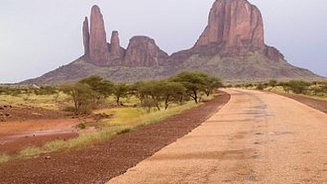 Lanskap di Hombori, Mali