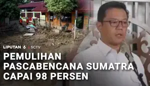 Pemulihan Bencana Sumatra Capai 98 Persen, Sekolah dan Faskes Masih Diperbaiki