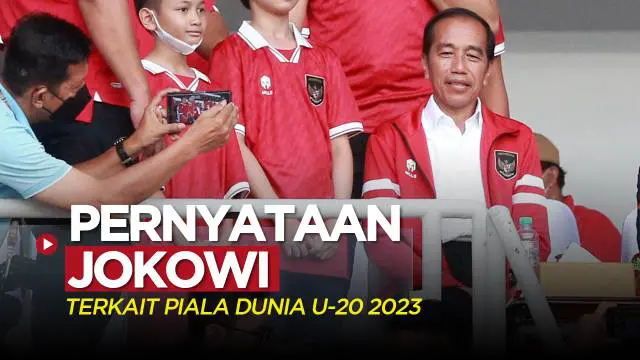 VIDEO: Soal Piala Dunia U-20 2023, Presiden Jokowi Bilang Jangan Campurkan Politik dengan Sepak Bola