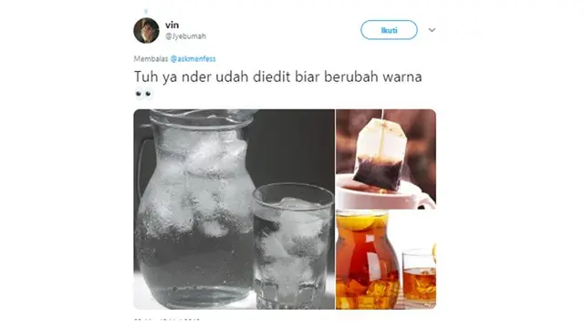 Editan kocak (Sumber: Twitter/Jyebumah)