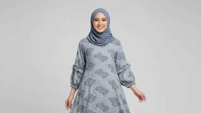 Model Gamis Batik Flowy Kain Ringan untuk Aktivitas Harian yang Stylish. Gemini