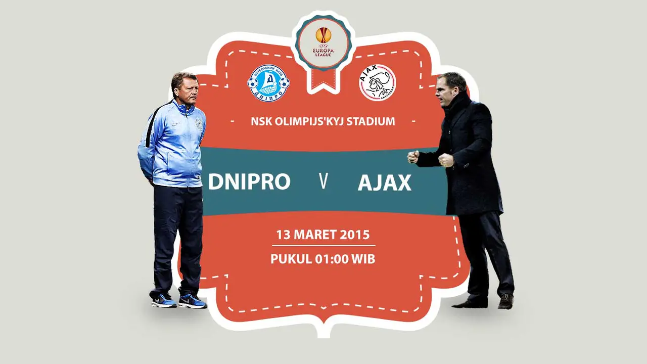 Prediksi Pemain Dnipro Dnipropetrovsk vs Ajax Amsterdam (Liputan6.com)
