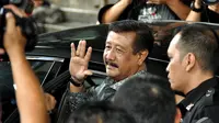 Mantan Jaksa Agung Basrief Arief Datangi KPK