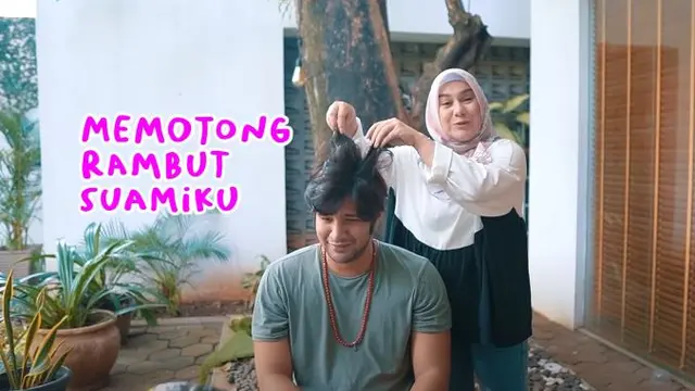 6 Momen Irish Bella Ngidam Potong Rambut Suami, Penampilan Ammar Zoni Curi Perhatian