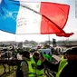 Demo kenaikan harga BBM di Prancis (17/11) (AP PHOTO)