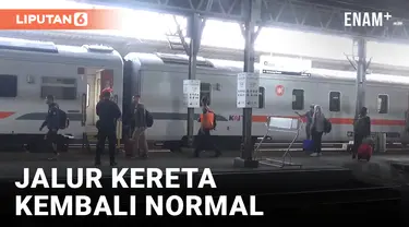 Usai Tabrakan dengan Truk, Jalur KA Brantas Jakarta-Blitar Sudah Kembali Normal