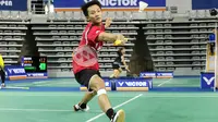 Tunggal putra Indonesia Ihsan Maulana Mustofa gagal melangkah ke perempat final Korea Open Super Series 2015. (LIputan6.com/Humas PP PBSI)