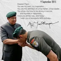 Agus Yudhoyono dan Susilo Bambang Yudhoyono (Instagram/@agusyudhoyono)