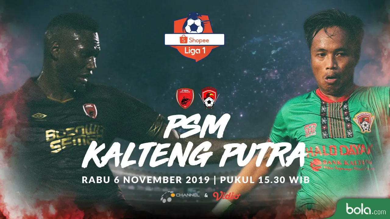 PSM Makassar Vs Kalteng Putra - Head to Head Pemain