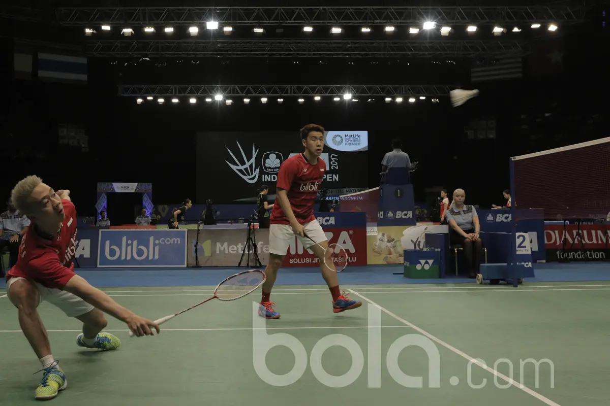 Indonesia Open 2017,  Kevin Sanjaya Sukamuljo, Marcus Fernaldi Gideon.