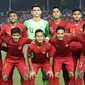 Pemain Timnas Indonesia saat melawan Vietnam pada laga final di Stadion Rizal Memorial di Manila, Selasa (10/12/2019). (Bola.Com/M Iqbal Ichsan)