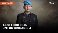 Aksi 1.000 Lilin Untuk Brigadir J
