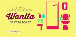 Intip 5 Hal yang Dilakukan Wanita Dalam Toilet