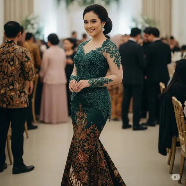 Model Mermaid Brokat Full Dada