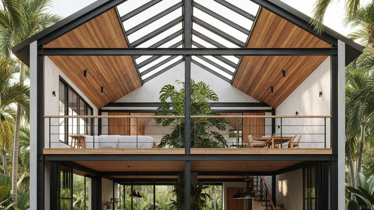 9 Rumah Mezzanine dengan Konsep Industrial Modern: Solusi Hunian Stylish dan Fungsional