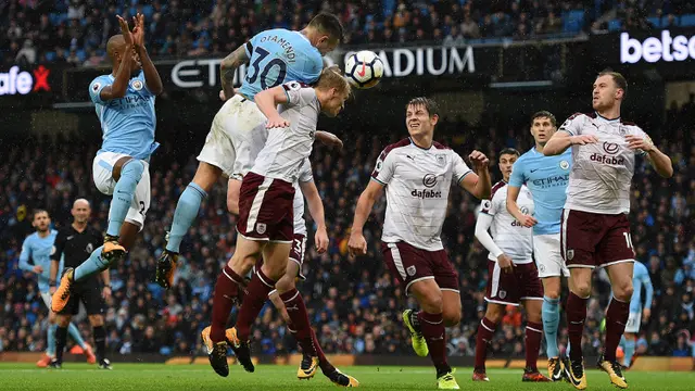 FOTO: Kalahkan Burnley, City Kuasai Klasemen Premier League