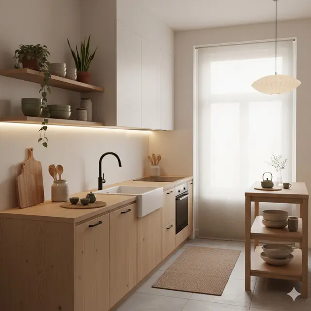 Model Dapur Minimalis Lurus