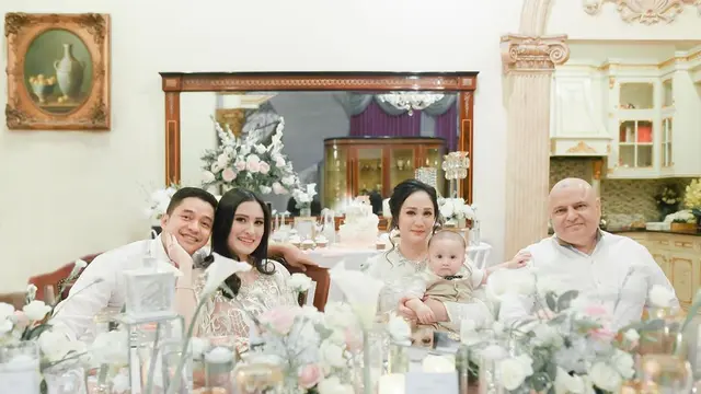 7 Potret Pesta Ulang Tahun Angbeen Rishi ke-23, Mewah dan Bernuansa Putih