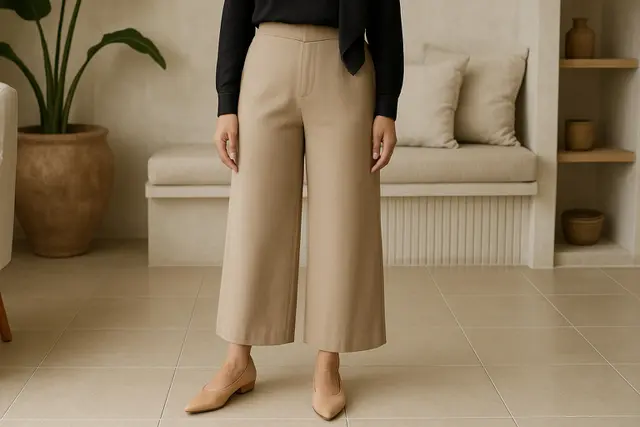 5. Pakai Sepatu Pointed atau Warna Nude