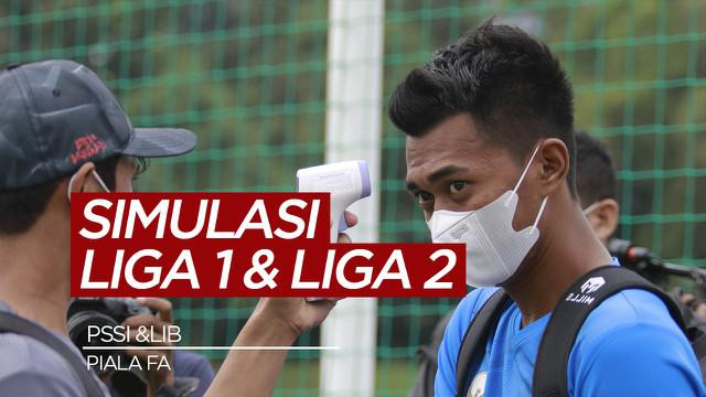 Berita video simulasi Liga 1 dan Liga 2 di tengah Pandemi COVID-19 yang dirilis oleh PSSI dan LIB