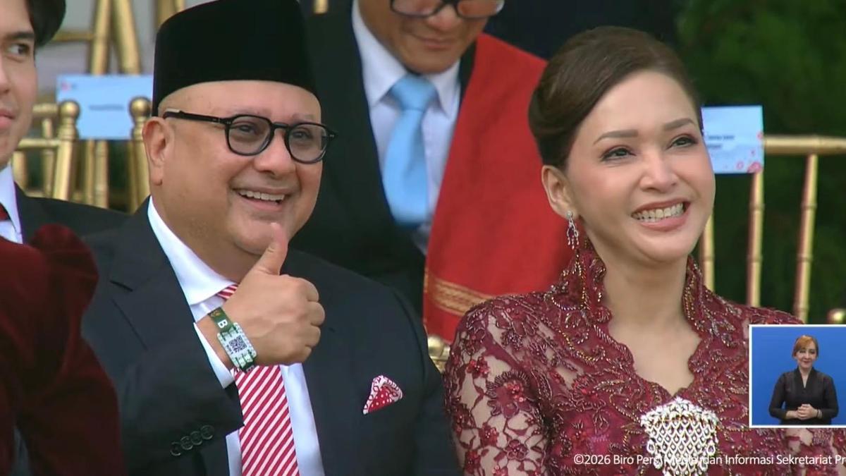 Gaya Ahmad Dhani-Mulan Jameela dan Maia Estianty-Irwan Mussry Hadiri Upacara HUT ke-81 RI di Istana Merdeka