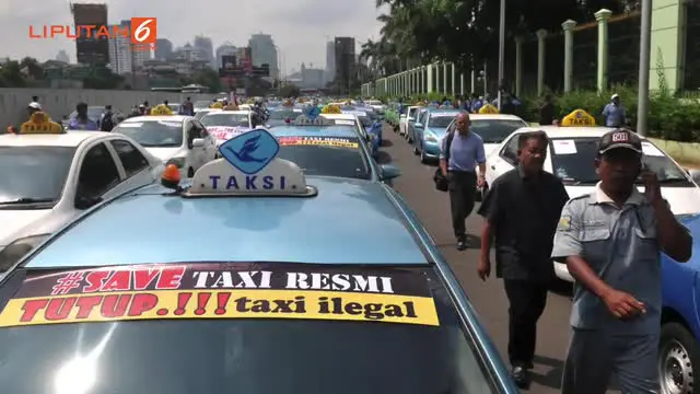 Demo yang dilakukan oleh para pengemudi angkutan online ini sampai disorot oleh media asing.