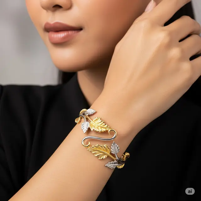 Model Gelang Daun. Foto: Gemini